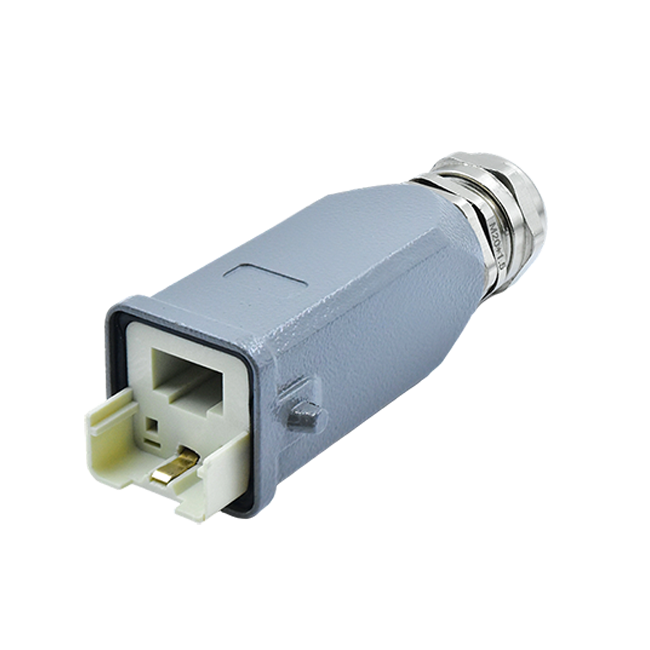 H3A RJ45 Hybrid 4+4Pins Plug