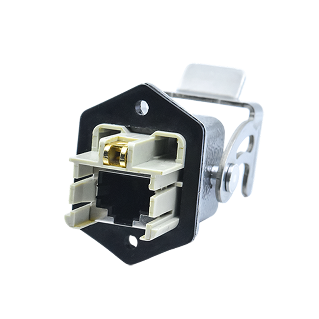 H3A RJ45 Hybrid 4+4Pins Socket