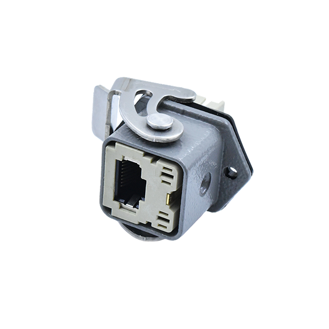 H3A RJ45 Hybrid 4+4Pins Socket