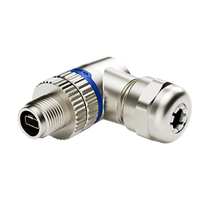 M12 SPE 2Pins Male 90° Assembly Connector