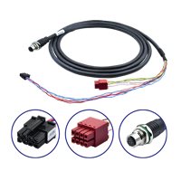 M12 A-Coding 12P/F M16*1.5 Panel TO 8P Housign Cable
