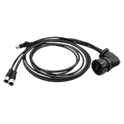 37P/M For M12 A-Coding 8Pins Female Straight Connector + 2*M12A 4pinS Female Straight Connector + Housing