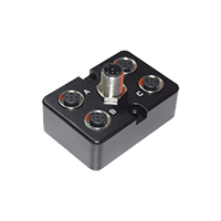 M12 4-Way Distribution Box With M12 Termination