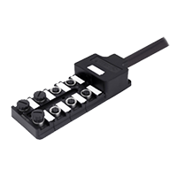 M12 4-Way Distribution Box With Cable
