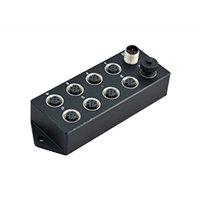 M12 9-Way Distribution Box With M12 Termination