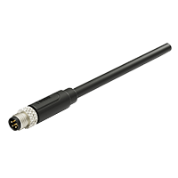 M8 A-Coding 4Pins Male Straight Cable