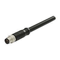 M8 B-Coding 5Pins Male Straight Cable