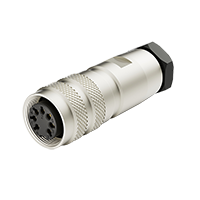 M16 7pins (DIN) female assembly connector(solder)