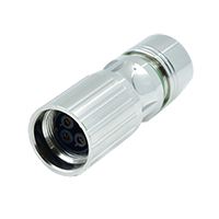 M17 4Pins Female Straight Assembly Connector