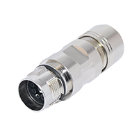M17 9Pins Fmale Straight Assembly Connector