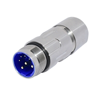 M23 6Pins Male Straight Assembly Connector