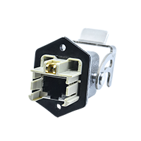H3A RJ45 Hybrid 4+4Pins Socket