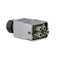 Heavy-Duty Connector – Top-Entry, High-Profile, Single-Lever Plug (Male)