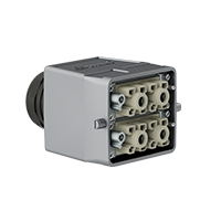 Heavy-Duty Connector – Top-Entry, High-Profile, Single-Lever Plug (Male)