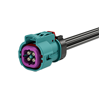 MINI FAKRA FEMALE (GB Standard ) FOR RG174 , RTKO31 CONNECTOR(Waterproof) Quad 