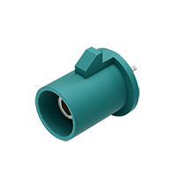 FAKRA Straight Plug PCB Connector, Pin length 1.95 mm