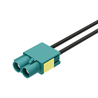 Double FAKRA MALE FOR RG174, RTK031, RG58 CONNECTOR