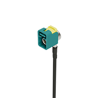 FAKRA FEMALE FOR RG174,Right Angle,Waterproof RTKO31 CONNECTOR