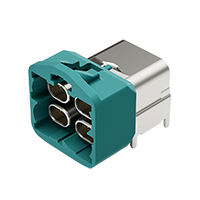 Ethernet(R-ETH) Quad,Right Angle Plug PCB Connector