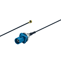 Fakra-Z Male To SSMP Female For RG174 Cable Assembly