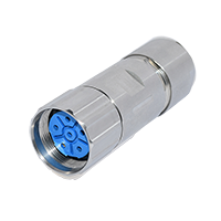 M23 6Pins Female Straight Assembly Connector
