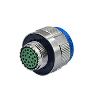 Aluminum plug with male contacts