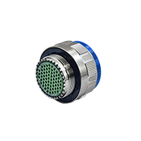Aluminum plug with male contacts