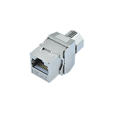 C6A Shielded Metal Straight-Through Module
