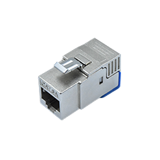 C6A Shielded Metal Straight-Through Module